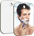 JUNEBRUSHS 2 Pack Medium Mirror for Shaving (6 8 inch) Fogless Shatterproof
