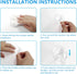 Piutouyar 20Pcs Clear Suction Cup Hooks 30mm/1.2" Transparent Suckers for Window Wall Bathroom Kitchen Hook