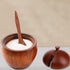 DEAYOU 3 Pack Wood Salt Box Spice Jar, Natural Wooden Salt Cellar with Lid and Spoon for Kitchen, Japanese Style