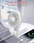 EasyAcc 3 IN 1 Hand Fan, 5000 Battery, Portable Fan for Travel, Ultra Quiet Powerful, 5 Speeds, Backup Power, SOS
