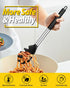 Silicone Pasta Fork and Cooking Spoon Set, Non-Stick Kitchen Utensils for Spaghetti and Soup