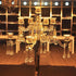 10pcs 5.3" H&D Crystal Raindrop with Octagon Beads Chandelier Prisms Pendants Lamp Curtain DIY Suncatcher Parts (Clear)
