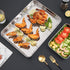 Nonstick Roasting Pan, Small Roasting Pan with Flat Rack, Professional Roast Pan Set