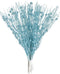 DearHouse 22 Pcs Christmas Glitter Berries Stems, 16.5 Artificial Picks for Holiday Crafts and Home Decoration (Blue)