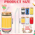 RimCereal 6 2026 16 oz Pcs Teacher Appreciation Gifts Bulk Teacher Glass Cups with Lid and Straw Composition Notebook