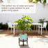 (2pack)) Vigordream Plant Stand Indoor, Heavy Duty Sturdy Metal Wooden Plant Holder Stool, Low Short Single Flower Pot