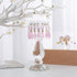 20pcs Pink Crystals Prisms Glass Tip Beads Replacement Chandelier Icicle Drop Pendants Octagon Crystal Beads Gold Pins