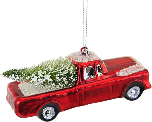 Primitives By Kathy Glass Truck Hanging Ornament, 4.25 Inches Long