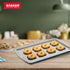 Bakken Swiss Cookie Sheet 3 Piece Set - Non-Stick Stackable Baking Pans with Deluxe Ceramic Coating
