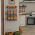 X-cosrack Countertop, 3 Countertop/Wall-Mounted Egg Holder Tier Egg Rack with Labels Dividers to Separate Eggs