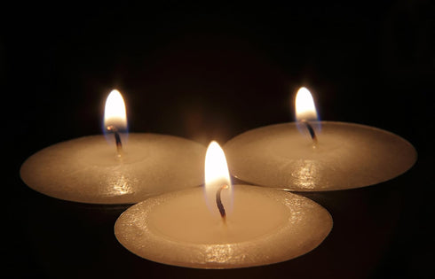 OHR CANDLES Tealight Candles – 100 Pack Bulk Unscented Tea Lights, White, 4 Hour Burn Time