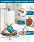 GAJ Countertop 3D Green Turtle Paper Towel Holder - Coastal/Beach/Ocean House Decor for Kitchen Bathroom Home - Gifts