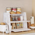 Counter Trironsun Vintage Double Layer Bread Box for Kitchen Bamboo Bread Storage Container Large Capacity Bread