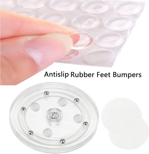 Cookie Decorating Kit Supplies, 2 Acrylic Cookie Turntable, 6 Cookie Scribe Needle, 4 Silicone Mesh Mats, 8 Brushes