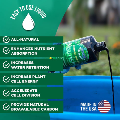 4-Ounce Microbe Life Hydroponics Starter Kit with Sample Size Bottles of Photosynthesis Plus, Nourish-L, Vegetable