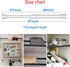 AIZESI Short Tension Curtain Rods, 3 Pcs Black, 28" to 38"