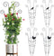 ZOUTOG Trellis for Climbing Plants Indoor 4 Pack 30 Inch,Rustproof Metal Garden