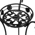 2 2 26 Inches Yesland Pcs Metal Plant Stand Indoor Outdoor, Tier Black Iron Flower Plant Stand Detachable Tall Modern
