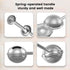 releeder 304 Flour Sifter, Flour Duster for Baking, Stainless Steel One-Handed Spring-Operated Sifter Tool for Flour