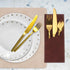 Leather Cutlery Sleeve Utensil Holders, 2 Pcs (Red brown/Wine red) for Knife and Fork Silverware, Mother's Day Decor
