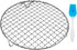 Round Cooling Rack Stainless Steel - Cross Wire Barbecue Grill Net with 3 Legs for Cooking, Baking, Steaming (13 inches)