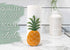 12 inch Elanze Designs Tropical Pineapple Resin and Wood Paper Towel Holder