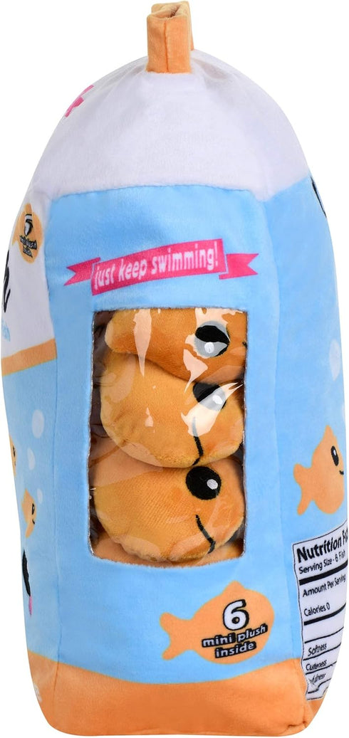 Set iscream Play with Your Food! Go Fish! Fleece Play Pillow with Embriodered Accents