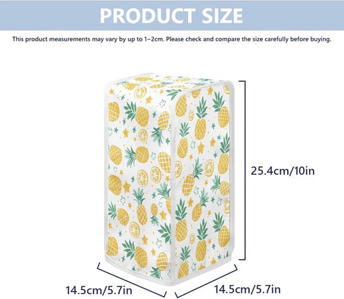 Pineapple Can Opener Cover, Reusable Electric Can Opener Protector Dust Cover Fits Most Electric Can Openers