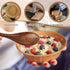 6Pcs Small Wooden Spoons, 5.5 Inches Honey Spoons, Little Wooden Utensils Set for Cooking Soup Tea