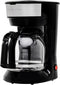 OVENTE 12-Cup Drip Coffee Maker with Borosilicate Glass Carafe, One-Touch Operation, Anti-Drip System, Black CM412B