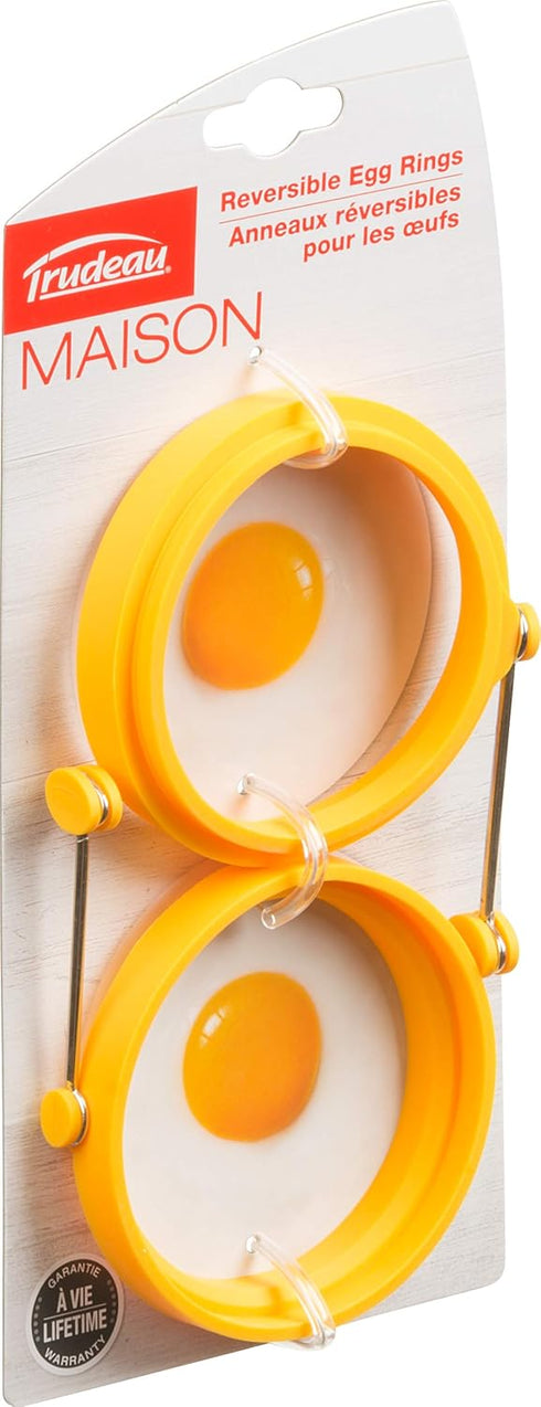 Set 2 (0537083) Trudeau, Standard, Yellow Maison of Egg Rings