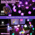 16 13 40 Day(1 Mudder Colors Cherry Blossom Decor Flower String Lights, Fairy Pink Light String with Timer ft LEDs USB