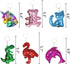 TTSAM 20 Pieces Reversible Mermaid Sequin Keychain, Glitter Flip Sequin Keychains Animal Shape for Party Events Gift