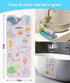 40 Inch 16 Inch, Secopad Bath Mat for Tub Non Slip, Machine Washable Anti-Slip Cartoon Baby Bathtub Shower Mat