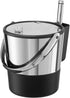 Oggi Insulated Ice Bucket, 4 Quart / 3.8 L, Black Stainless Steel
