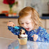 Cartoon Candy Color Ice Cream Bowl with Spoon, Cute Dessert Bowls for Kids, Summer Holiday Party Gifts