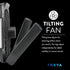 O2COOL Treva 10 Inch Portable Fan with LED Lights - Battery Powered 2-Speed Camping Fan for Outdoors