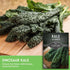 (3 Packs) Lacinato Kale Seeds for Planting Outdoors or Indoors Heirloom Dinosaur Tuscan Kale Variety Cold Hardy Green