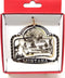 Montana Big Sky Country Brass State Christmas Ornament, Yellowstone, Billings, Glacier National Park + More