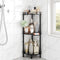 ELYKEN Corner Shower Caddy Standing, 3 Tier Rustproof Metal Shower Organizer with