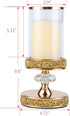 CH028D Candle Holder, Pillar Candle Holders, Crystal Candlesticks Holder for Wedding, Parties, Events, Chirstmas,Home