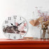 Cute Wet Shitzu Dog Round Wall Clock with Arabic Numerals Design for Living Room Bathroom Home Decor (pattern6)
