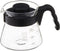 Hario V60 Glass Coffee Server, Black, 450ml