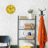 Yellow Bees and Honey Wall Clock, Battery Operated Non Ticking Silent Quartz Analog Rustic Decor