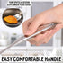 Zulay Kitchen Stainless Steel Metal Spatula - Lightweight, Durable Turner with Comfortable Grip (14.8")