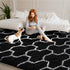 5x8 EVOIONOS Washable Large Area Rug Living Room, Fluffy Shag Rug Bedroom Ultra Soft Plush Non Slip Carpet Indoor Floor