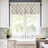 Hostline Valances Curtains for Living Room Farmhouse Burlap Texture Vintage Moroccan Semi Sheer