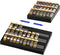 Expandable Metal Spice Drawer Organizer,3-Tier Slanted Seasoning Jars Tray for Kitchen Cabinet
