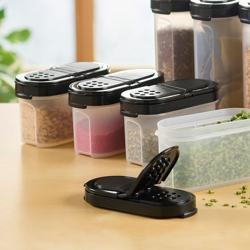 Tupperware Small Spice Shakers, Set of 4, Keeps Dry Herbs and Spices Fresh, BPA-Free, Dishwasher Safe