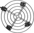 2 Pack 10.6 Inches KEILEOHO Metal Plant Caddy with Wheels, Heavy Duty Plant Caddy Stands, Rolling Plant Stand